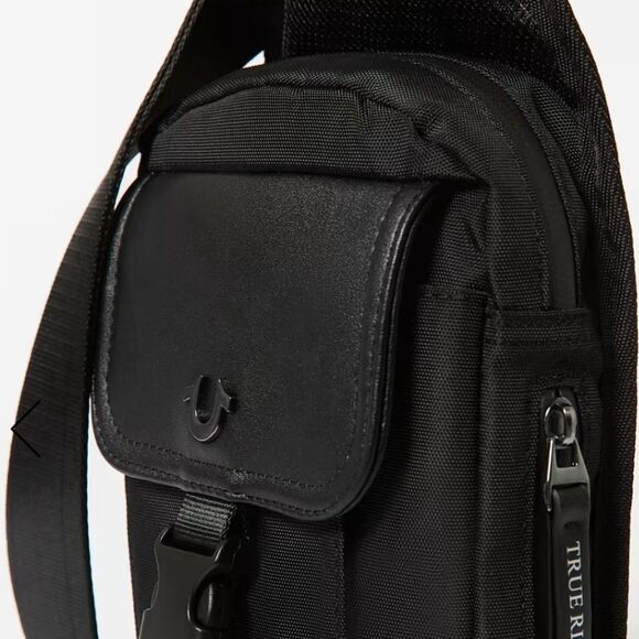 True Religion Ivan Horseshoe Logo Sling Bag - Picture 3 of 8